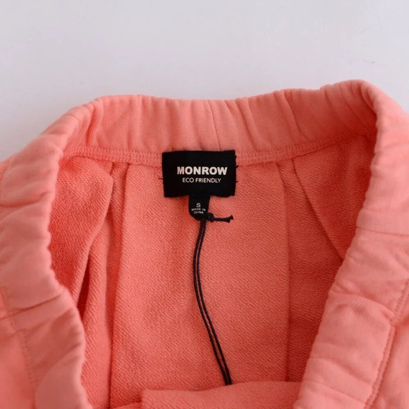 Monrow 90's Classic Peach Pleated Skater Mini  Tennis Skirt Small NWT - Picture 8 of 10